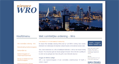 Desktop Screenshot of nwro.nl